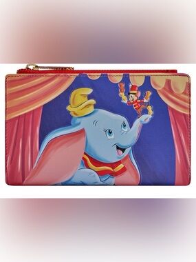 NWT Loungefly Disney Dumbo Tent flap wallet